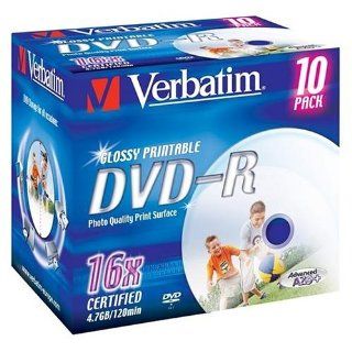 Verbatim DVD R Advanced AZO + 16x 4,7 GB Wide Glossy 