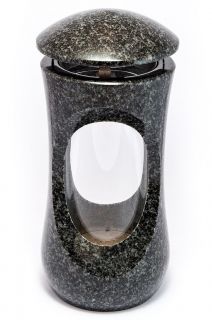 Grablampe Classic   Hochwertiger Grabschmuck/Gr ablampen aus Granit