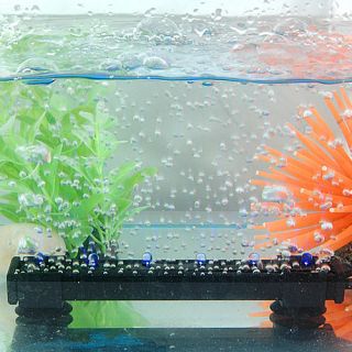 Aquarium weiss Deko LED Bubble Lampe unterwasser Bleuchtung für