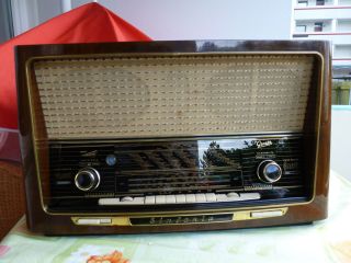 Röhrenradio Grätz SINFONIA 422 Technik restauriet