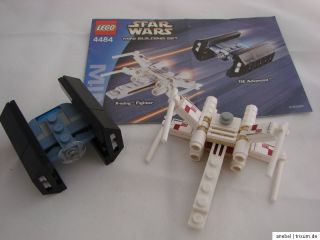 Lego Star Wars 4484 MINI X Wing Fighter & TIE Fighter Advanced + BA