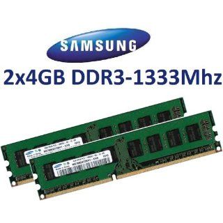 8GB Dual Channel Kit SAMSUNG Original 2 x 4 GB 240 pin 