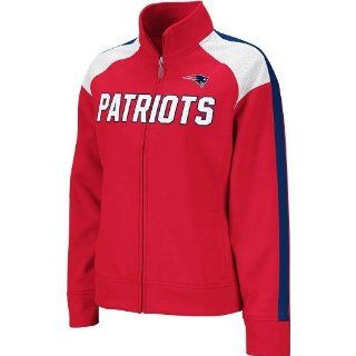 New England Patriots Womens Reebok Bonded Full Zip Track Jacket