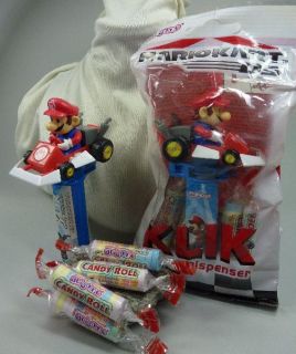 Super Mario Kart Ds Spiel Figur Auto + candy dispenser Bonbon Spender