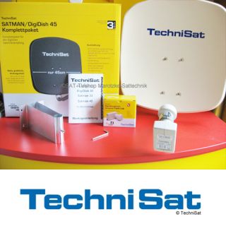 TechniSat DigiDish 45   beige mit TechniSat Twin LNB 4019588452824