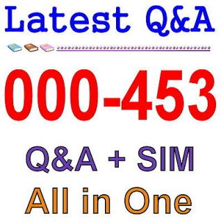 IBM System Storage DS8000 Technical Solutions V3 000 453 Exam Q&A+SIM
