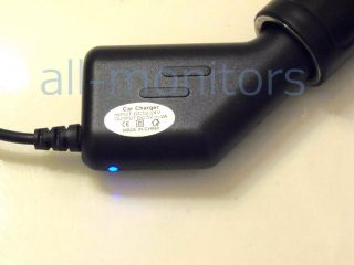 New Car Adapter/Charger/Cord 5V~2A Blue LED Acer Iconia A100/A101/A200