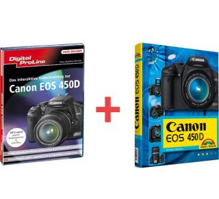 Canon EOS 450D   Videotraining und Buch in einem Paket