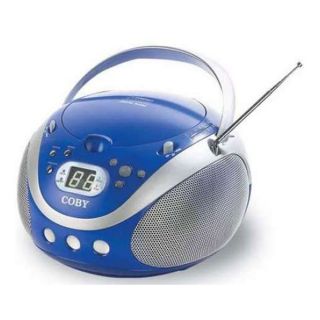 Coby MPCD 451 tragbarer CD Player, blau