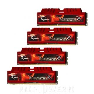 Skill Ripjaws X F3 12800CL10Q 32GBXL Arbeitspeicher 32GB 4x 8GB DDR3