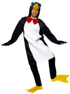 Pinguin Kostüm DELUXE mit roter Fliege Karneval Fasching