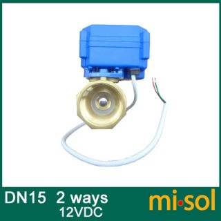 motorized ball valve DN15, 2 way, electrical valve, Ventil