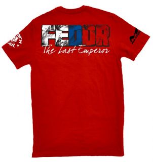 Clinch Gear Fedor Emelianenko T Shirt MMA Strikeforce