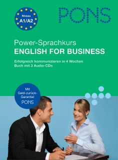 PONS Power Sprachkurs ENGLISH FOR BUSINESS Englisch lernen Buch + 3