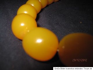 antik kette bernstein bernsteinkette honig butterscotch amber necklace