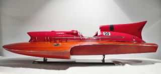 Schiffsmodell Ferrari Hydroplane 1954, RC Ready, 120CM