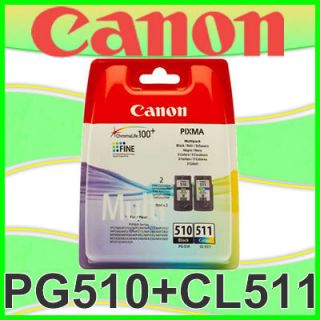 CANON ORIGINAL PG510 CL511 DRUCKER PATRONE PIXMA MP250 MP280 MP495
