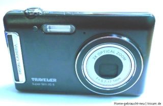 Traveler XS8 8.0 MP Digitalkamera   schwarz neu