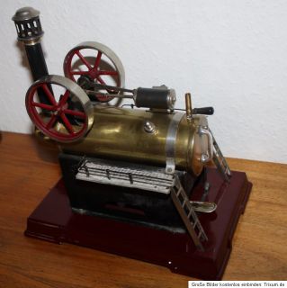 Joseph Falk Lokomobile Dampfmaschine mit Galerie
