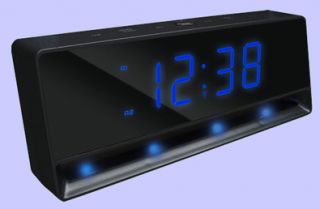WT 490 Funkwecker blaue LED Stimmungslicht Funkuhr Funk Wecker Uhr
