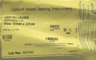 Valley Lab LS1500 LigaSure Vessel Sealing Instrument   Reprocessed