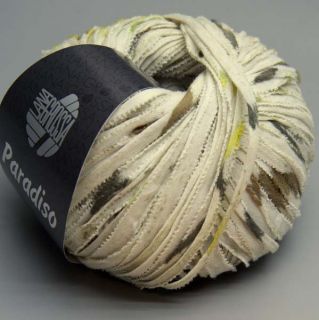 Lana Grossa Paradiso 501 oliv grün 50g Wolle