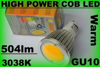 GU10 HIGH POWER COB LED 504 LUMEN