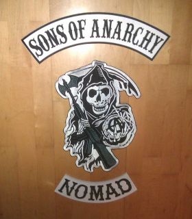 Sons of Anarchy SOA SAMCRO Redwood COLOR NOMAD Aufnäher Patches XL