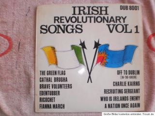 Vinyl LP   Irish Revolutionary Songs Vol 1   DUB 8001   1973
