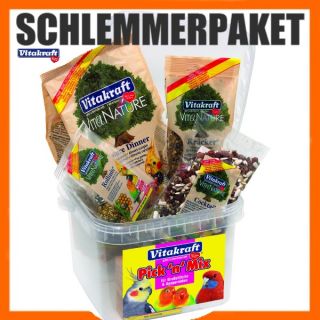 Vitakraft Schlemmerpaket für Großsittiche & Agaporniden Neu ab 1