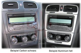 Dekor Blenden Interieur VW Golf VI 6 Alu, Carbon SET 1