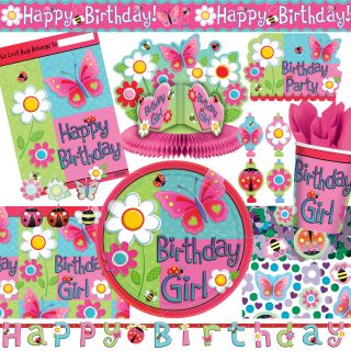 Kindergeburtstag Geburtstag Party Deko Mädchen Birthday Girl Set