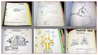 Fuchs Bagger + Krane Handbuch ca. 1979