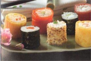 Tupperware Set Sushi Party Maki Nigiri Party Blanc+ fiche recette