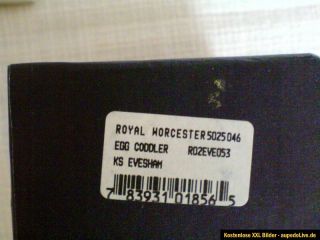 Royal Worcester EGG CODDLER Evesham Muster NEU, im Box,groß 10,5 cm