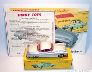 DINKY Toys Atlas Verlag   No.549 Borgward Isabella Coupe in Box