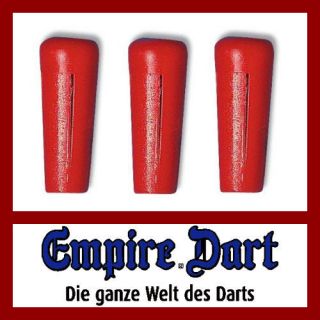 15 Stück EMPIRE Dart Fly Schutz Kunststoff Rot 20L561