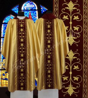 Messgewand Vestment Casula Embroidery made on velvet 561 AGC de