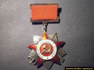 SOWJET RUSSLAND ORDEN VATERLÄNDISCHER KRIEG 1942 SOVIET RUSSIA