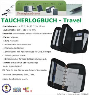 TAUCHERLOGBUCH LOGBUCH   TRAVEL   Einlagen für 150 TG