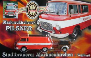 Markneukirchner Pilsner +++ IFA Barkas B1000 Feuerwehr