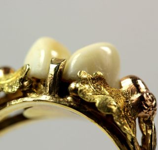 Goldring echt Gold 585 Grandelring Rw ca 56 aus Juweliersnachlaß 4,8