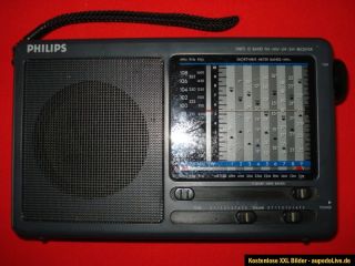 Philips Type D 1875 Transistor Portable Radio World Receiver
