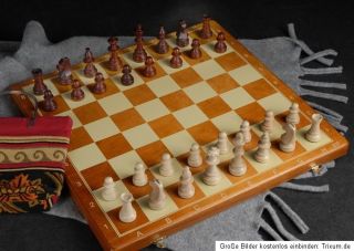 Schach   wunderschön gearbeitetes Schachspiel Tristan 50cm x 50 cm