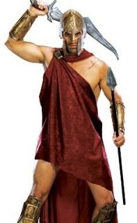 Mens Greek Roman Halloween 300 Movie Spartan Costume