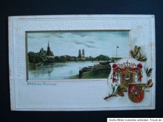 Postkarte Ak Breslau Dominsel Schlesien 1905 sehr selten