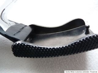 Gürtel EDC Esprit schwarz Leder   große Koppelschnalle   Länge 85