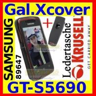 Krusell Ledertasche Handytasche Tasche Samsung GT S5690 S 5690 Galaxy