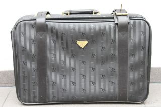 Maison Mollerus Koffer Reisekoffer schwarz mit Zahlenschloß Tasche