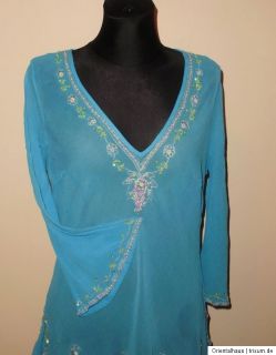 Bluse Kameez Bollywood Indische Kleidung Sari Oberteil Orientalisch